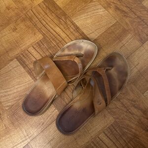 Leather sandals